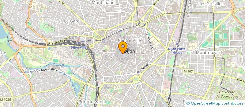 localisation de l'entreprise COMPLICITHE à DIJON