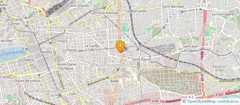 localisation de l'entreprise COMPLIMENT à MARSEILLE
