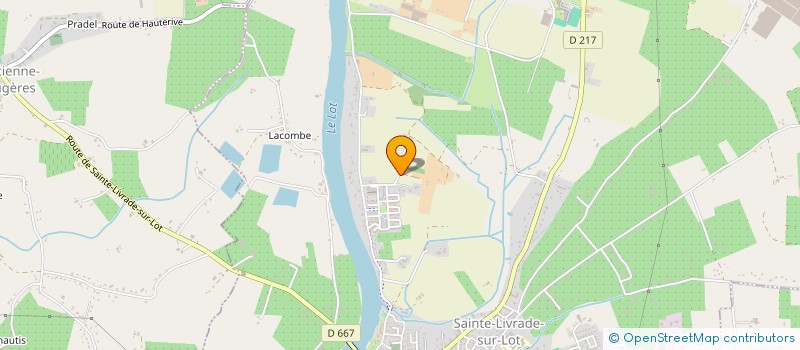 localisation de l'entreprise COMPLISMAZEL  SAINTE LIVRADE SUR LOT