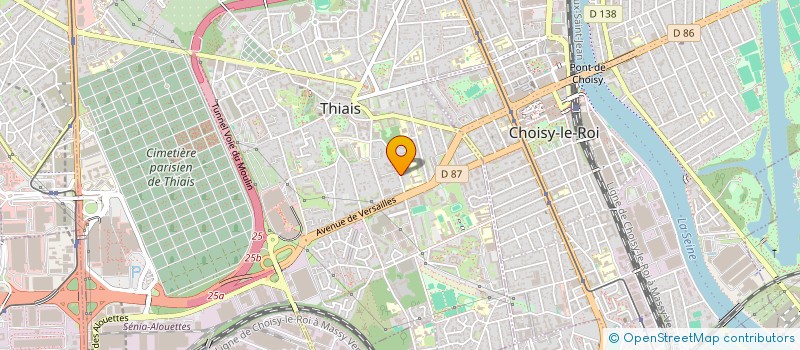 localisation de l'entreprise COMPLYA à THIAIS