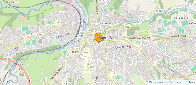 localisation de l'entreprise COMPO 2000  SAINT-LO