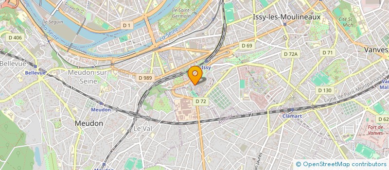 localisation de l'entreprise COMPO 4 à ISSY-LES-MOULINEAUX