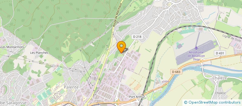 localisation de l'entreprise COMPO FRANCE à ROCHE-LEZ-BEAUPRE