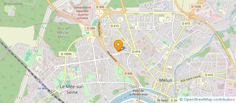 localisation de l'entreprise COMPO GRAPHIC 77  LE MEE-SUR-SEINE