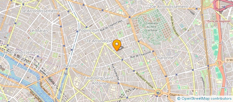 localisation de l'entreprise COMPO VOG  PARIS