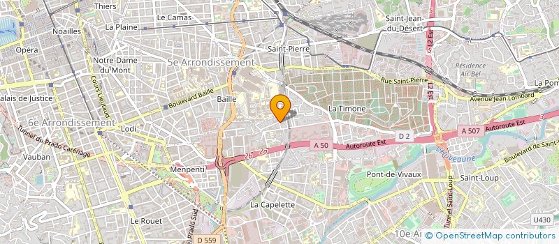 localisation de l'entreprise COMPOLASER FRANCE à MARSEILLE