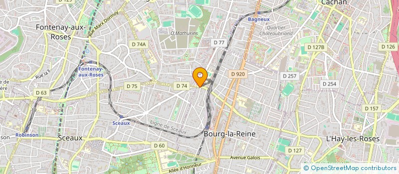 localisation de l'entreprise COMPOLOGIC à BOURG-LA-REINE
