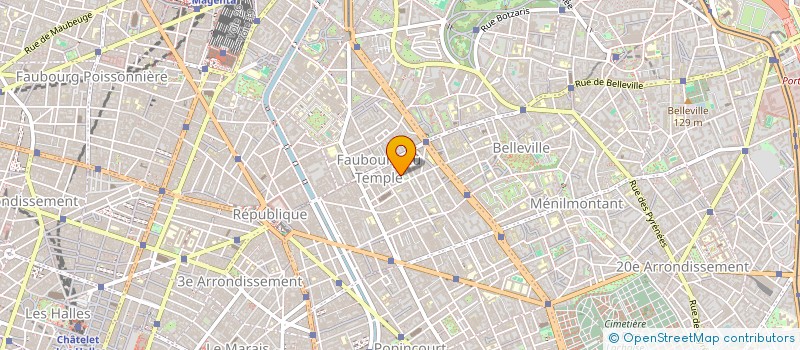 localisation de l'entreprise COMPORTEMENTS SONORES L'AGENCE  PARIS