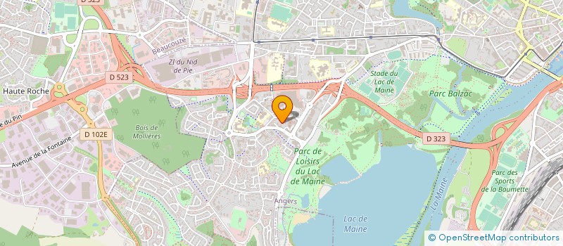 localisation de l'entreprise COMPOS'ART à ANGERS