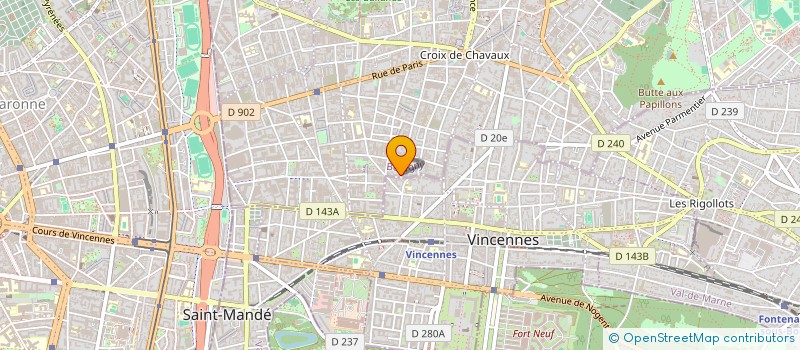 localisation de l'entreprise COMPOS.IT à MONTREUIL