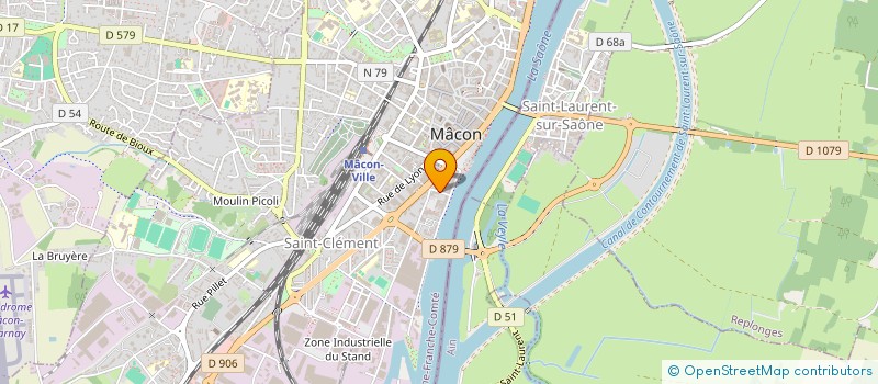localisation de l'entreprise COMPOSANT PRECADRE POUR LE BATIMENT à MACON
