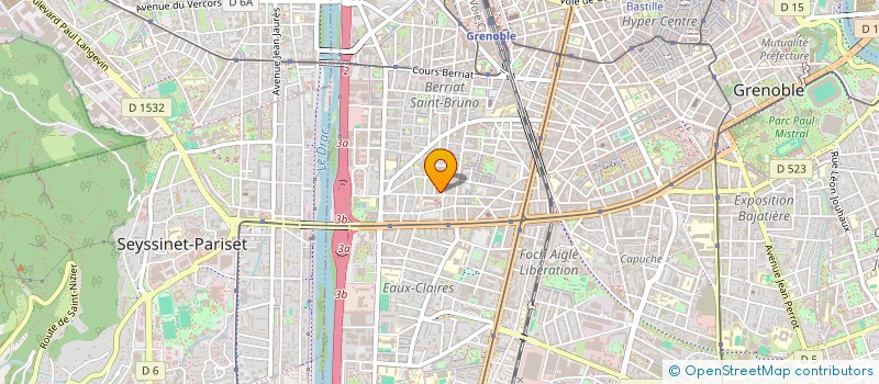 localisation de l'entreprise COMPOSANTS DISTRIBUTION ALPES  GRENOBLE