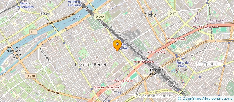 localisation de l'entreprise COMPOSI REAL IMPRIME CREAT REAL INFORMAT à LEVALLOIS-PERRET