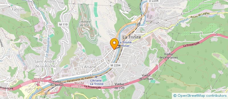 localisation de l'entreprise COMPOSIT BAT à NICE