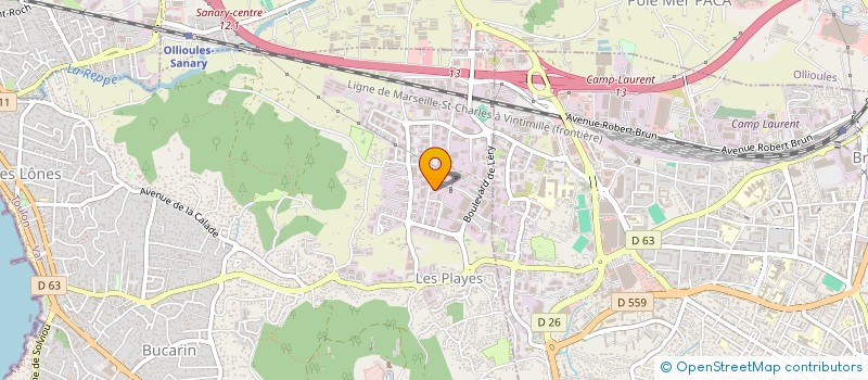 localisation de l'entreprise COMPOSIT SERVICES REFIT à SIX-FOURS-LES-PLAGES