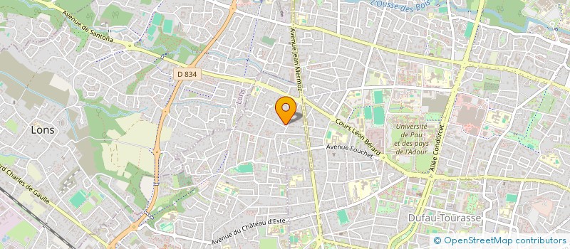 localisation de l'entreprise COMPOSITE  BILLERE