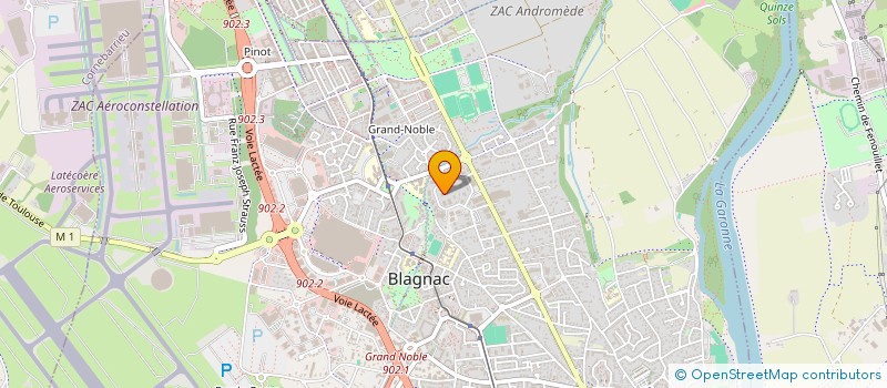 localisation de l'entreprise COMPOSITE POOL à BLAGNAC