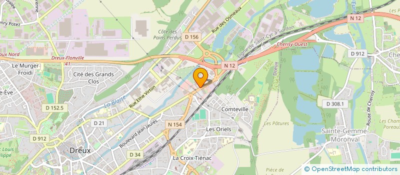 localisation de l'entreprise COMPOSITES COATINGS SYSTEMS à DREUX