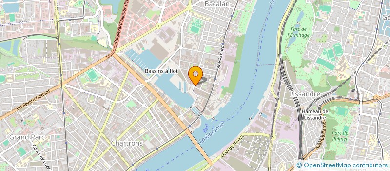 localisation de l'entreprise COMPOSITES ET ASSOCIES à BORDEAUX