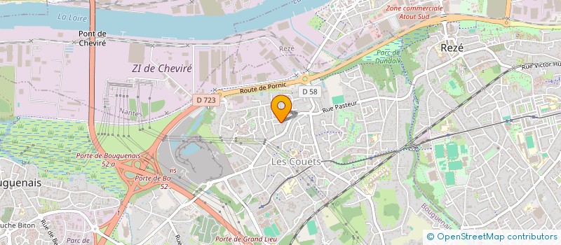 localisation de l'entreprise COMPOSITES - MOYENS POUR L'INNOVATION INDUSTRIELLE à BOUGUENAIS