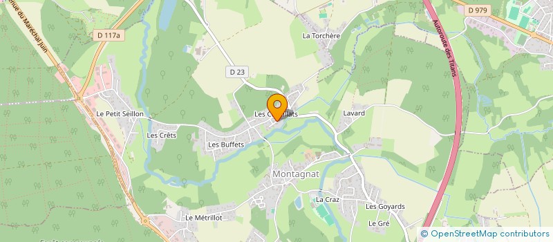 localisation de l'entreprise COMPOSSIM à SIMANDRE-SUR-SURAN
