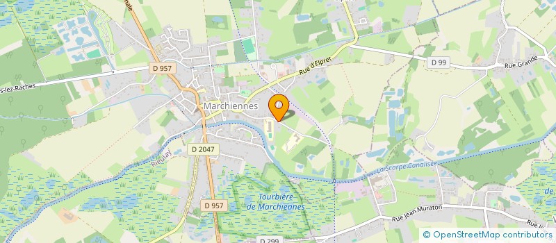 localisation de l'entreprise COMPOST ET NATURE  MARCHIENNES