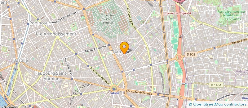 localisation de l'entreprise COMPOSTECH  PARIS