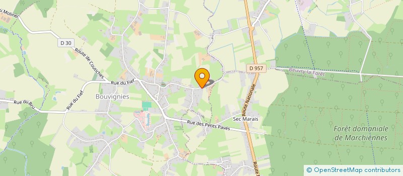 localisation de l'entreprise COMPOSTELLE à BOUVIGNIES
