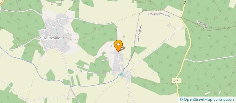 localisation de l'entreprise COMPOTE  LA HAUTEVILLE