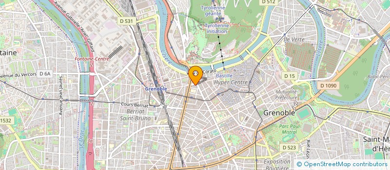 localisation de l'entreprise COMPOTEC à GRENOBLE