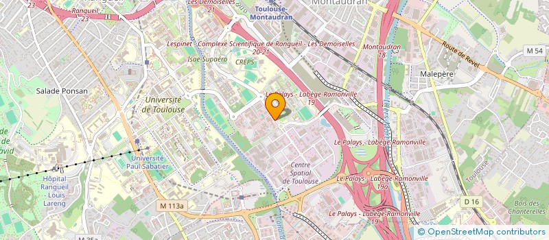 localisation de l'entreprise COMPOTES - COLLECTIF DE L'OMP D'ORGANISATION POUR LES THESARDS ET STAGIAIRES  TOULOUSE