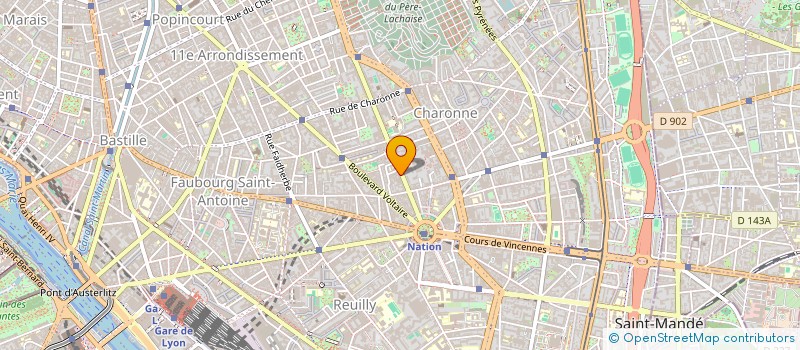 localisation de l'entreprise COMPOTEST à PARIS