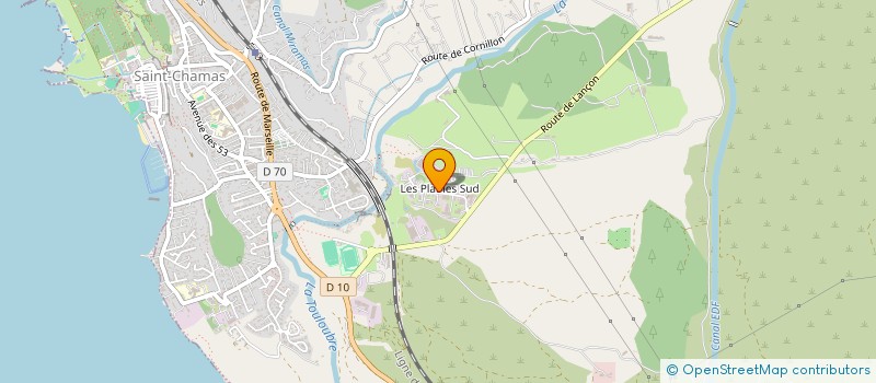 localisation de l'entreprise COMPOTRADE  SAINT-CHAMAS