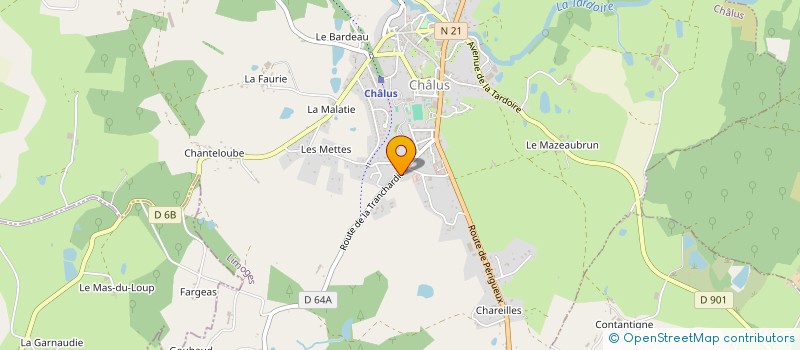localisation de l'entreprise COMPOTRUC à CHALUS