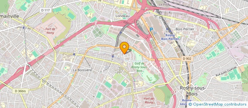 localisation de l'entreprise COMPOWHER à ROSNY-SOUS-BOIS