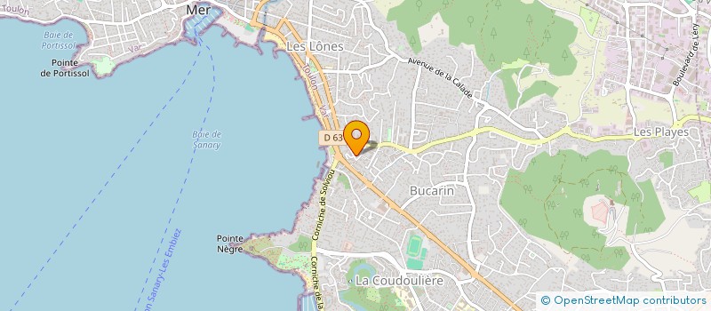 localisation de l'entreprise COMPOZ à SIX-FOURS-LES-PLAGES