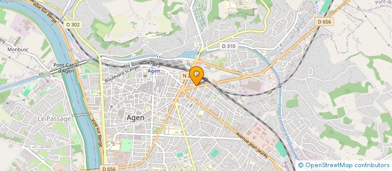 localisation de l'entreprise COMPRA DE ORO  AGEN