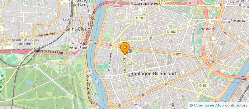 localisation de l'entreprise COMPRAR CASA A PARIGI à BOULOGNE-BILLANCOURT