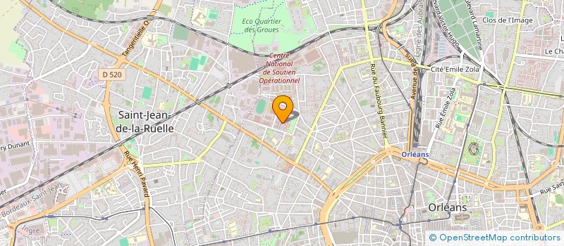 localisation de l'entreprise COMPRENDRE ET AGIR POUR PRESERVER LE CLIMAT - ORLEANS à ORLEANS