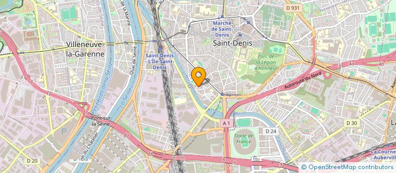 localisation de l'entreprise COMPRENDRE ET APPLIQUER  SAINT-DENIS