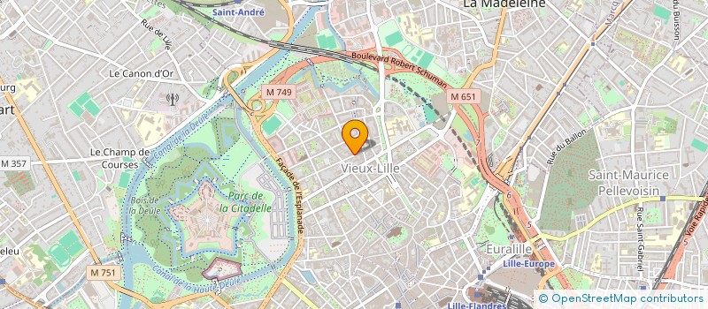 localisation de l'entreprise COMPRENDRE ET DEFENDRE à LILLE