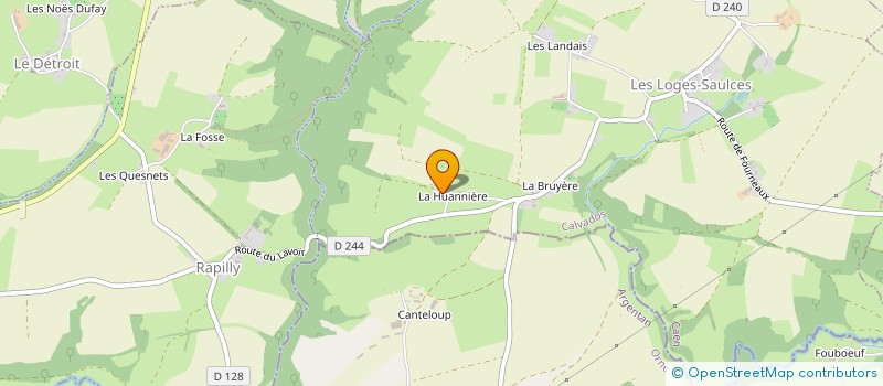 localisation de l'entreprise COMPRENDS TA MAISON  LES LOGES-SAULCES