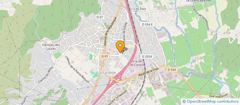 localisation de l'entreprise COMPRESSION DE DONNEES PROFESSIONNELLES SOLUTIONS à LA FARLEDE