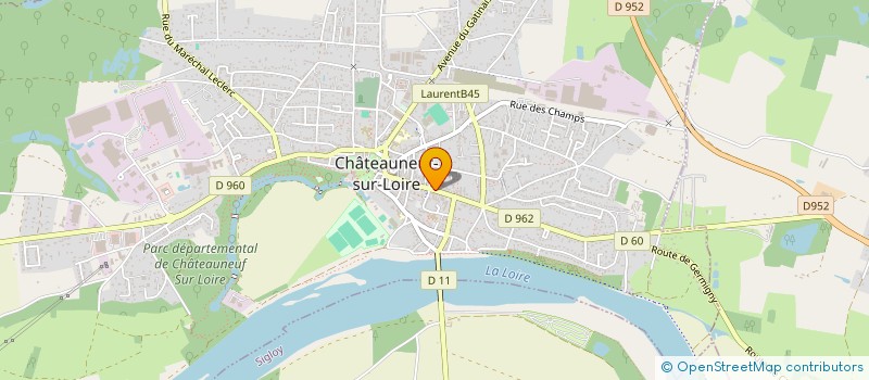 localisation de l'entreprise COMPRIDO à CHATEAUNEUF-SUR-LOIRE
