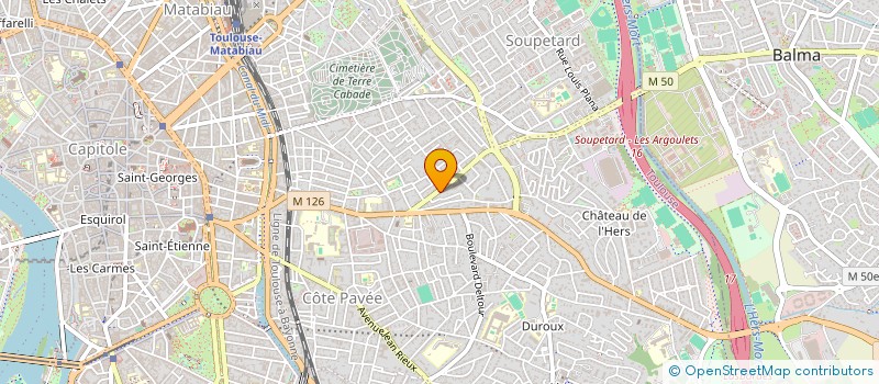 localisation de l'entreprise COMPT'ACT LSA  TOULOUSE