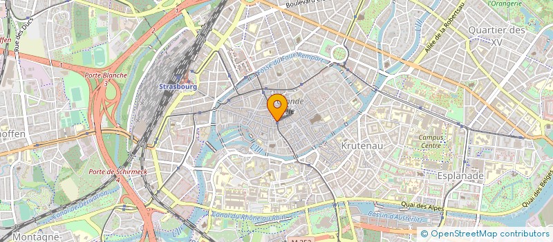 localisation de l'entreprise COMPT'ACTE à STRASBOURG