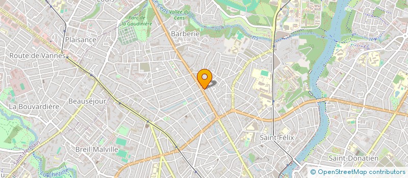 localisation de l'entreprise COMPT ACTES à NANTES