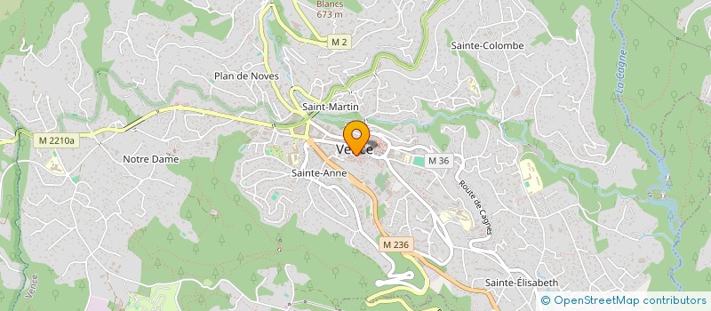 localisation de l'entreprise COMPT GENERAL ALIMENTAT DROGUERIE à VENCE