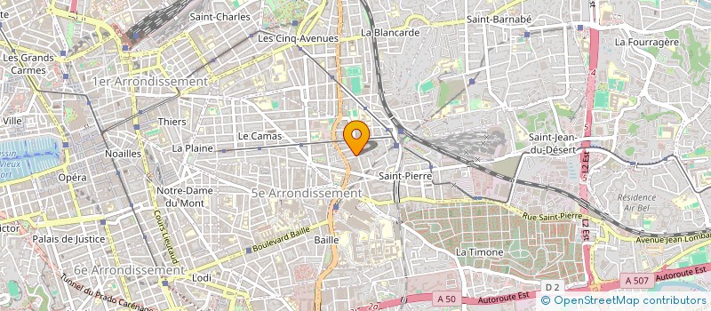 localisation de l'entreprise COMPT IMPORT DISTRIB OBJETS ARTISANAUX à MARSEILLE