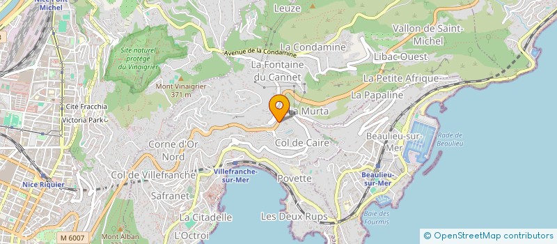 localisation de l'entreprise COMPT INDUSTR ELECTRONIQUE RADIO VALVES à VILLEFRANCHE-SUR-MER
